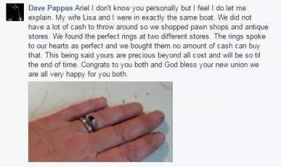 他只花130元給女友買戒指，被店員鄙視，沒想到結果變這樣！