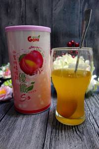 GONI優纖SO水蜜桃暢順飲，好喝水果酵素纖維飲，順暢有感維持健康好魅力