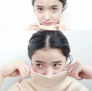 憑藉逆天顏值，日本這位14歲混血小蘿莉迅速走紅，她的笑容能甜炸你！