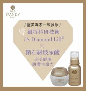 獨特科研技術「5SDiamondLift®×鑽石級玻尿酸」完美展現肌膚生命力