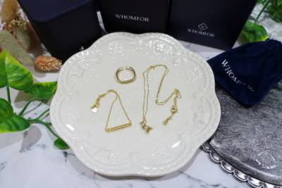 台灣輕珠寶飾品｜Whomfor Jewelry 吳爾芙輕珠寶飾品｜不易致敏高保色度，優雅的女友禮物 上班族飾品