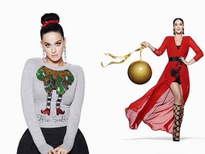 最新音樂創作「Every Day Is A Holiday」即將出爐！Katy Perry 為愛牌化身人體聖誕裝飾