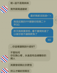 你永遠是我有血緣關係的親人！他們兄妹情深的精神讓大家感動不已阿...